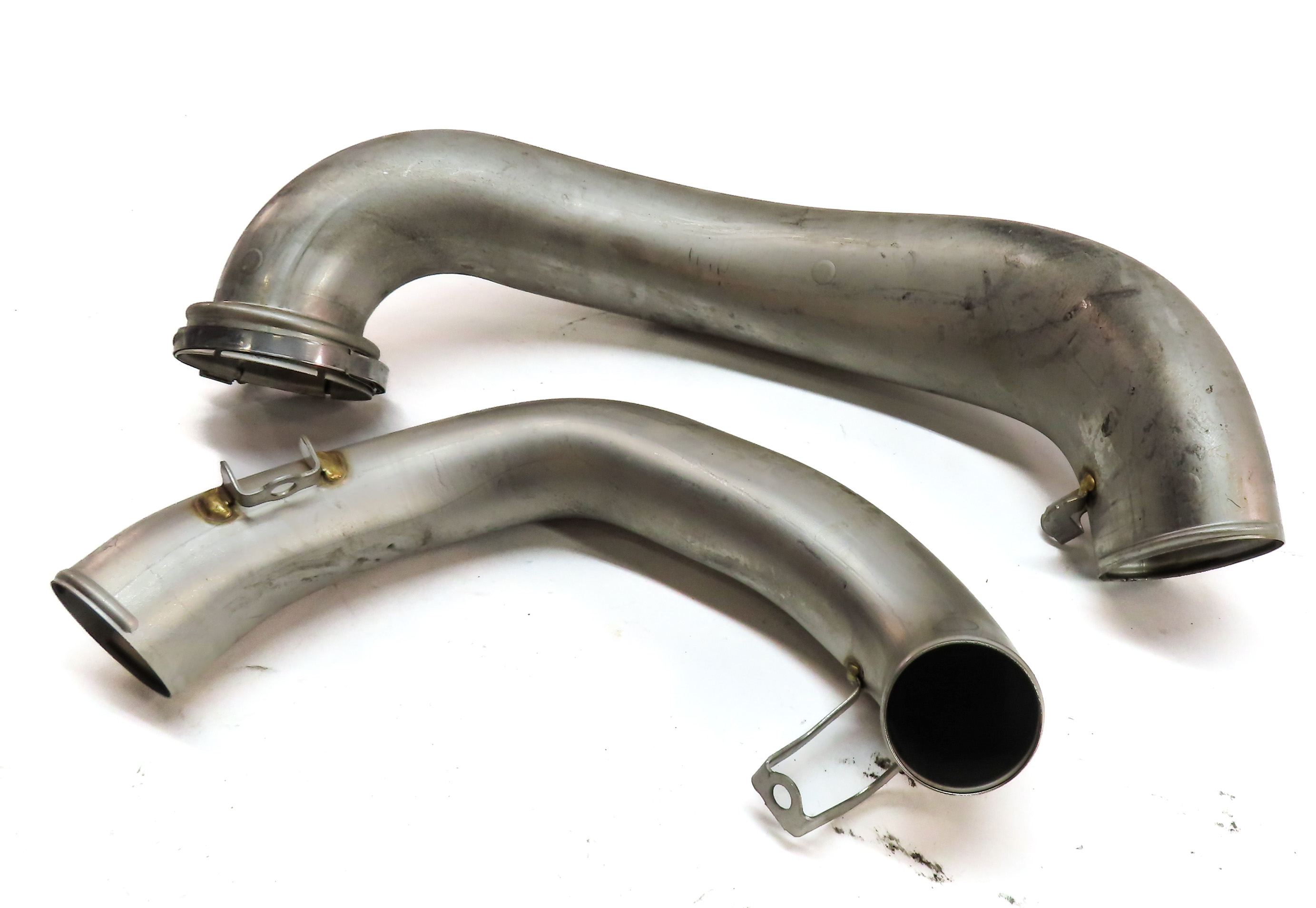 2014 MERCEDES GL450 (X166) 4.6L M278 ENGINE RIGHT TURBOCHARGER TURBO PIPE SET-2 — exact item pictured